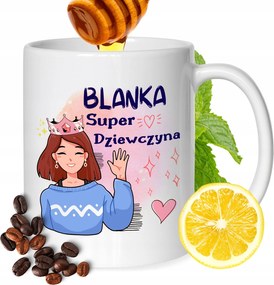 Bögre Blanka Barátnőknek Ajándék Nyomtatott Fehér 330ml