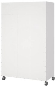 Fehér-bézs ruhásszekrény 100x160 cm Kit – Tvilum