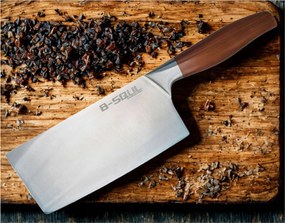 Acél bárd nagy konyhai aprító kés csont hús szeletelés