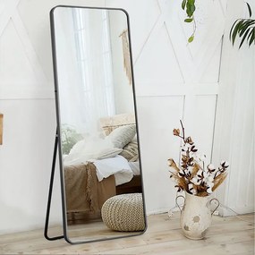 Álló tükör 155 x 45 cm fekete BC FUR-1626-Black