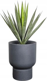 Baso lábas virágtartó 51x40 cm antracit fedő a nappaliba a teraszra