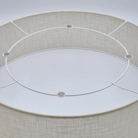 Mennyezeti lámpa SIRJA 2xE27/15W/230V átm. 45 cm krémszínű