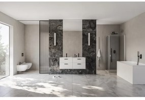 Ravak X070460 - Mosdócsaptelep CHROME 17,7 cm fekete