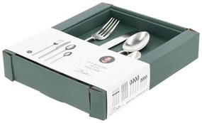 Matt ezüstszínű acél evőeszköz készlet 16 db-os – Bitz