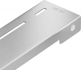 Mexen Flat M03 burkolat a 100 cm-es vonalmenti lefolyóhoz, inox - 1022100