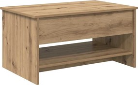 vidaXL Dohányzóasztal Artisan tölgy 80 x 50,5 x 41,5 cm Faanyag
