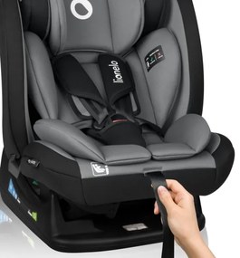 Lionelo - IZZY i-Size autósülés 40-150 cm fekete-szürke