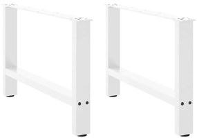 2 db fehér dohányzóasztal láb 70 x (42-43) cm acél
