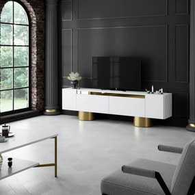 Bohem White and Gold TV-asztal