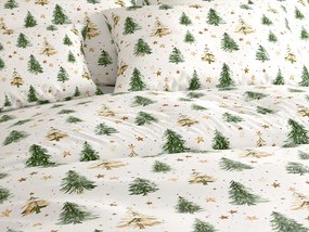 Pamut ágynemű CHRISTMAS FOREST színes kivitel Ágyneműhuzat mérete: 70 x 90 cm | 140 x 220 cm