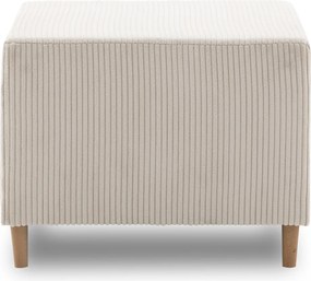 Fireze puff, kordbársony, bézs