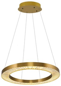 LED csillár kábelen JESI LED/85W/230V 3000K átm. 80 cm, bronz színű