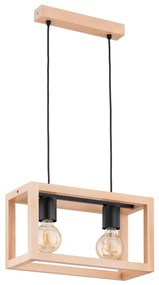 Csillár zsinóron PAKO 2xE27/15W/230V bézs