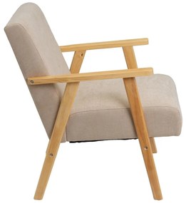 Bézs zsenília fotel Vintage – Casa Selección