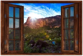 Poszterek 120x80 Tájkép kaktuszokkal