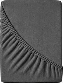 Frottír EXCLUSIVE sötétszürke lepedő 160x200 cm