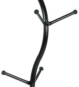 Fém Állófogas Fekete színben. Magassága: 181 cm 80003-09