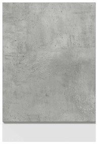 Mosogatógép panel betonszürke 45x3x67 cm