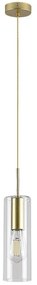 Rabalux 72050 - Csillár zsinóron ESTA 1xE27/40W/230V átlátszó/arany