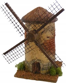 KarĂĄcsonyi Betlehem DekorĂĄciĂł KarĂĄcsonyi MozgĂł Malom 19CM Magas