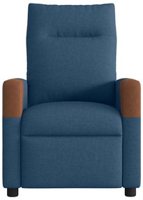 kék szövet dönthető fotel