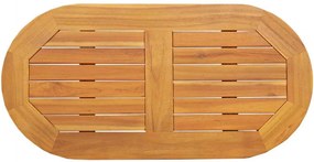 vidaXL Asztallap Olaj Természetes 80 x 40 x 2 cm Tömör Akácfa