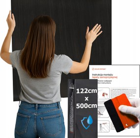 Öntapadós tapéta Vízálló Konyha Fal Bútor Sötét Fa