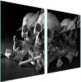 7in1 Üveg védőlap tűzhelyhez 2x45x52 Koponya