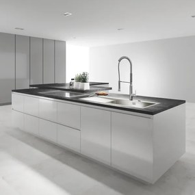 GROHE 31379000 - K7 G12” mosogató csaptelep, fényes króm