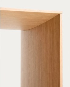 Íróasztal tölgyfa dekorral 60x140 cm Litto – Kave Home