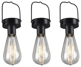 Napelemes LED függő kültéri lámpa ø 7 cm Campus – Trio