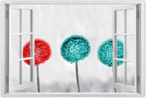 Poszterek 60x40 Piros pitypang