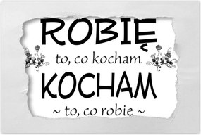 Poszterek 120x80 Azt csinĂĄlom, amit szeretek