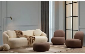 Krémszínű kanapé 225 cm Ancona – Artie