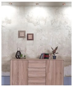 Fawn tömör tölgyfa komód 3 fiókkal, szélessége 180 cm - Gazzda