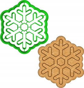 Karåcsonyi Forma Mézeskalåcs lyukasztó Karåcsony Hópehely