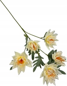 Dália ág 72 cm krémszínű