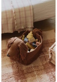 Világos rózsaszín pamut gyerek ágytakaró 140x200 cm Tartan Rose – Lorena Canals