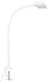 Brilo - LED Rugalmas asztali lámpa klipsszel TRASNA LED/7,5W/230V fehér