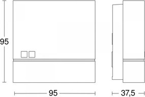 Steinel 066147 - Alkonykapcsoló NIGHTMATIQ IP54 fehér