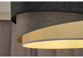 Duolla -  Felületre szerelhető csillár KOBO 1xE27/15W/230V átm. 45 cm szürke/fehér