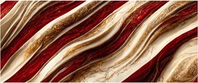 Kép - Arany - fehér textúra (120x50 cm)