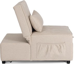 Dönthető, alvófunkciós fotel iberis 80 cm bézs, fotel