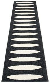 Fekete kültéri-beltéri futószőnyeg 70x300 cm Ella Black – Pappelina