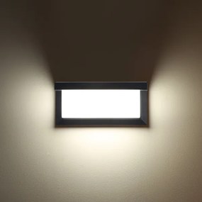 Brilagi - LED Kültéri fali lámpa BRICKY LED/12W/230V antracit IP54