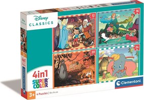 Disney Classics Tale 4 az 1-ben puzzle Clementoni
