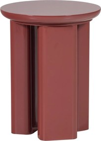 Fényes kerek tárolóasztal ø 40 cm Orivo – WOOOD