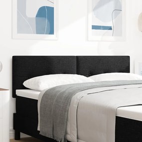 Fejtámla Gombos Rásegítős Fekete 140 cm Textil