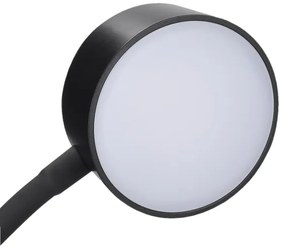 Solight WO3001-B-LED Dimmelhető flexibilis lámpa klipsszel LED/2W/5V 3000/4000/6500K fekete