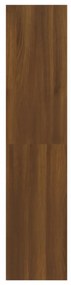 barna tölgy színű térelválasztó könyvszekrény 100x30x135 cm